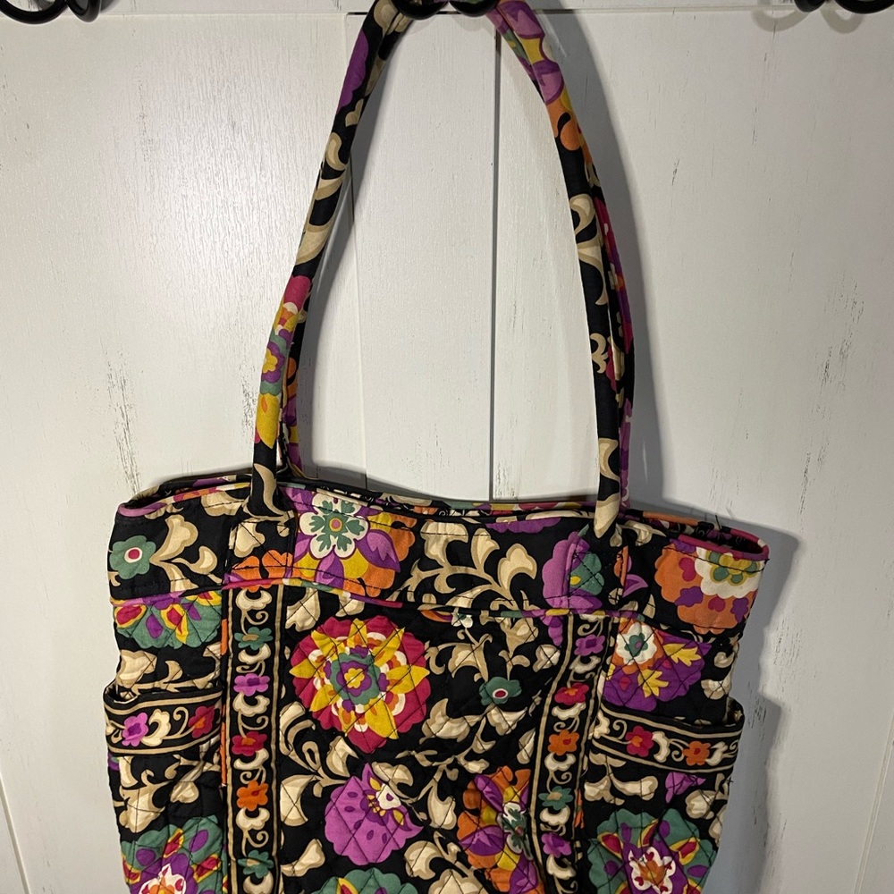 Vera Bradley tote bag in the "Suzani" pattern. Like new condition